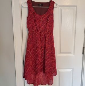 XS chevron pattern dress